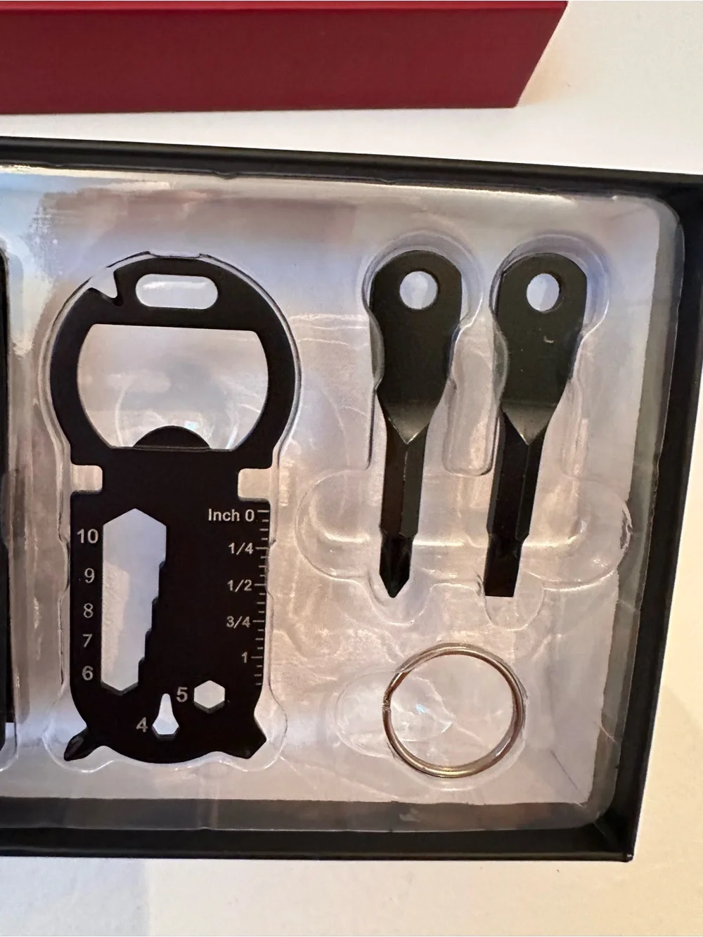 Perry Ellis Men’s Black Wallet & Tool Gift Set
